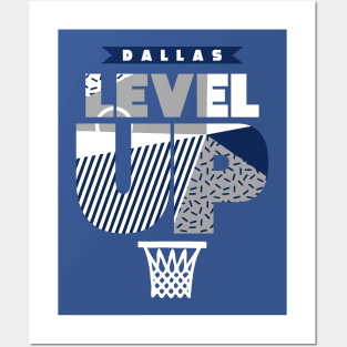 Level Up Dallas Baskeball Posters and Art